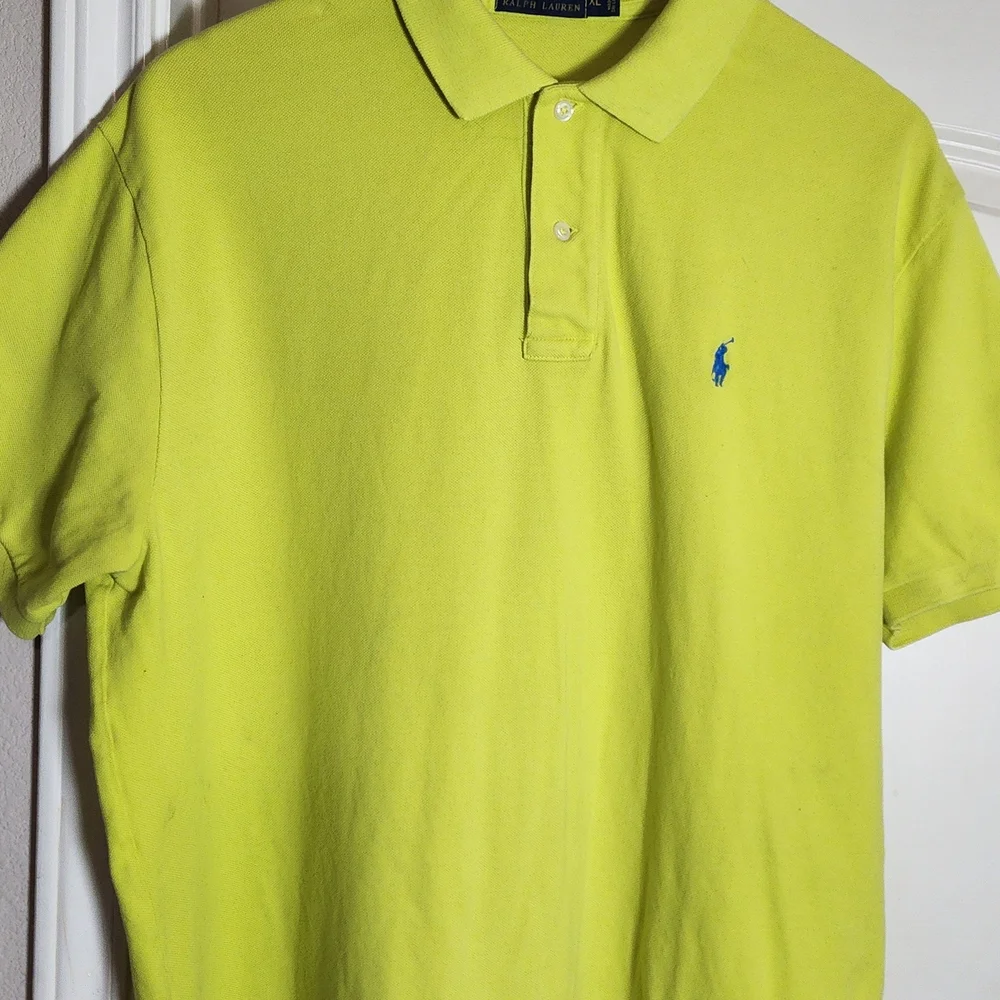 Ralph Lauren Men's Bright Yellow Polo Shirt
